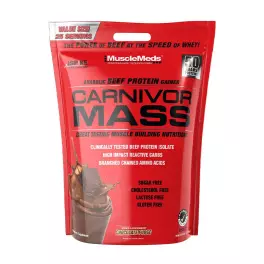   MuscleMeds Carnivor™ Mass 100% Beef Protein Mass Gainer (4725 g, Fudge Chocolat)