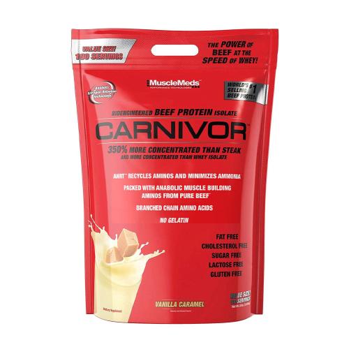 MuscleMeds Carnivor™ 100% Beef Protein (3170 g, Caramel à la Vanille)