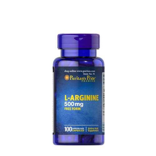 Puritan's Pride L-Arginine 500 mg (100 Capsule)