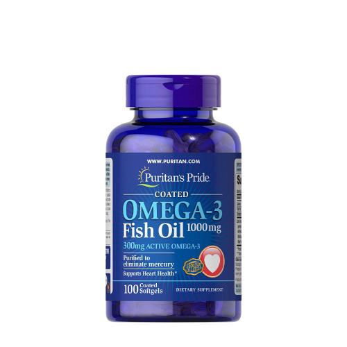 Puritan's Pride Omega-3 Fish Oil 1000 mg (300 mg Active Omega-3) (100 Capsule molle)