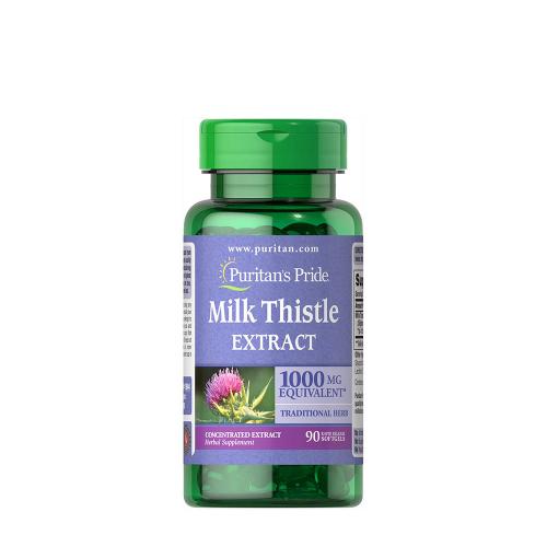 Puritan's Pride Milk Thistle 4:1 Extract 1000 mg (Silymarin) (90 Capsule molle)