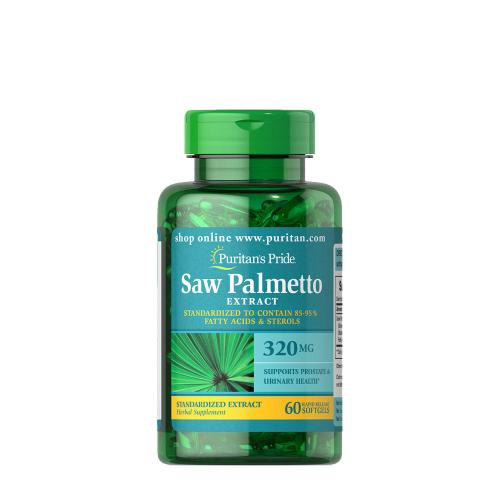 Puritan's Pride Saw Palmetto Standardized Extract 320 mg (60 Capsule molle)