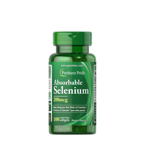 Puritan's Pride Absorbable Selenium 200 mcg (100 Capsule molle)