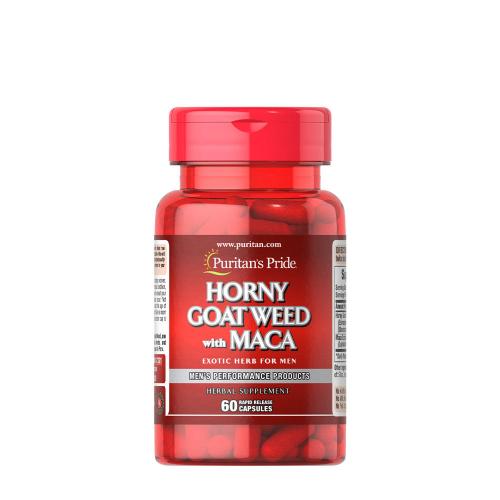 Puritan's Pride Horny Goat Weed with Maca 500 mg / 75 mg (60 Capsule)