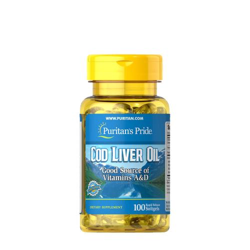 Puritan's Pride Cod Liver Oil 415 mg (100 Capsule molle)