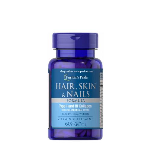 Puritan's Pride Hair, Skin & Nails Formula (60 Capsule)