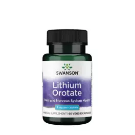 Swanson Lithium Orotate (60 Capsule végétale)