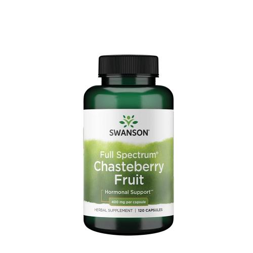 Swanson SWANSON FULL SPECTRUM CHASTEBERRY FRUIT 400 MG(120 Capsules) (120 Capsule)