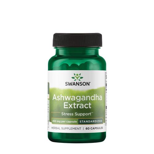 Swanson Ashwagandha Extract - Standardized 450 MG (60 Capsule)