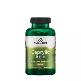 Swanson Caprylic Acid 600 MG (60 Capsule molle)