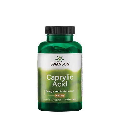 Swanson Caprylic Acid 600 MG (60 Capsule molle)