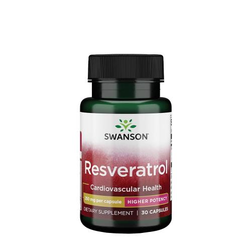 Swanson Resveratrol - Higher Potency 250 MG (30 Capsule)