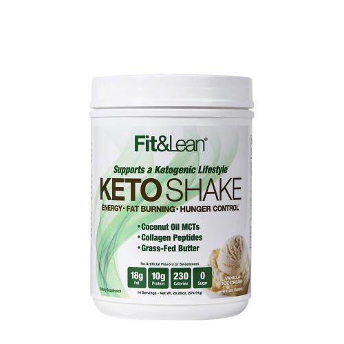 Fit & Lean Keto Shake (574 g, Glace à la Vanille)