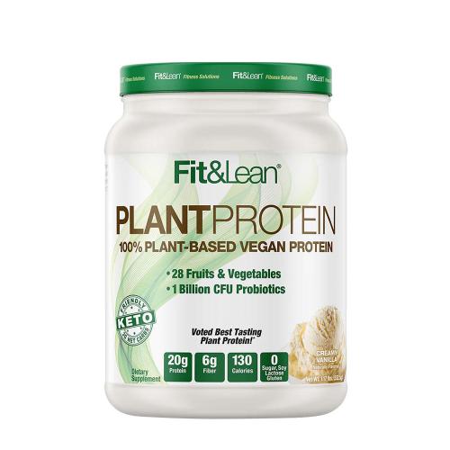 Fit & Lean Plant Protein (533 g, Vanille Crémeuse)