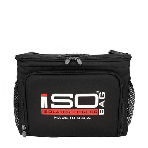 Isolator Fitness ISOBAG 6 MEAL (1 db, Noir, Rouge et Blanc avec Logo)