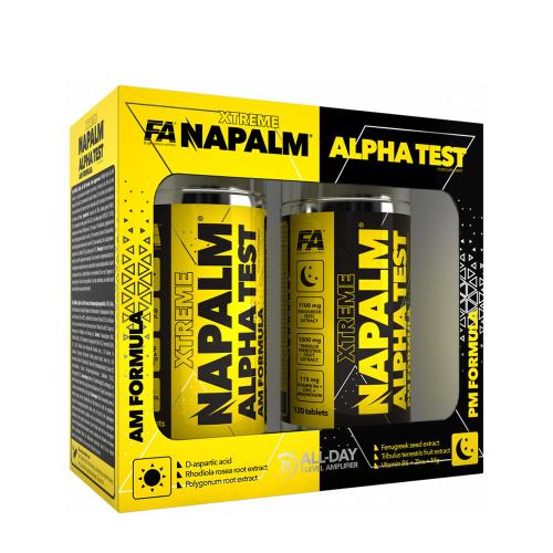 FA - Fitness Authority Xtreme Napalm Alpha Test (AM PM Formula) (240 Comprimé)