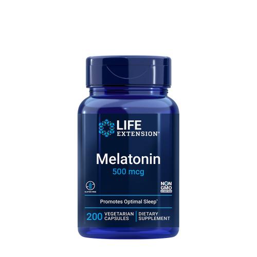 Life Extension Melatonin 500 mcg (200 Capsule végétale)