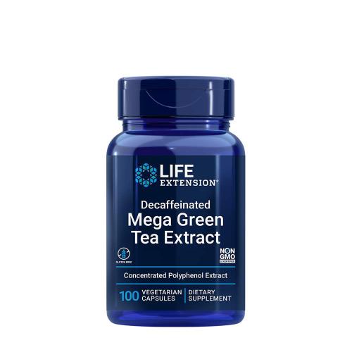 Life Extension Decaffeinated Mega Green Tea Extract  (100 Capsule végétale)