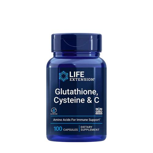 Life Extension Glutathione, Cysteine & C  (100 Capsule végétale)