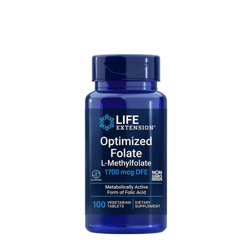 Life Extension Optimized Folate 1700 mcg  (100 Capsule végétale)