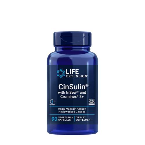 Life Extension CinSulin with InSea2 and Crominex 3+ (90 Capsule végétale)