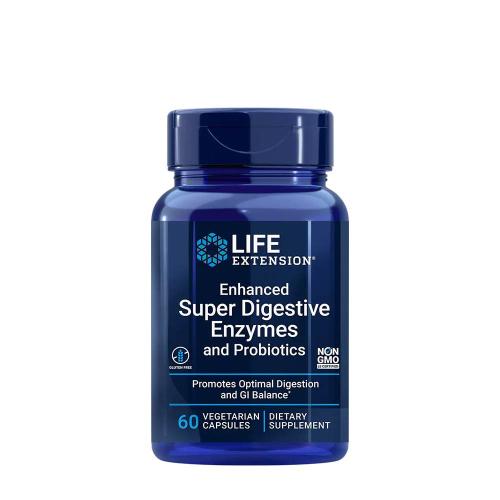 Life Extension Enhanced Super Digestive Enzymes and Probiotics (60 Capsule végétale)