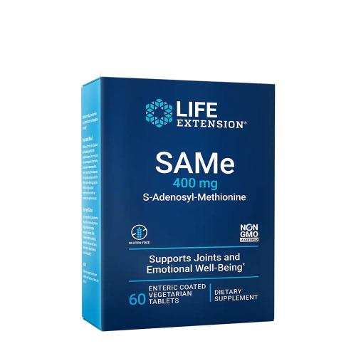 Life Extension SAMe 400 mg (S-Adenosyl-Methionine) (60 Comprimé)