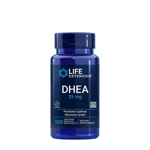 Life Extension DHEA 25 mg - Dissolve-in-mouth tablets  (100 Comprimé)