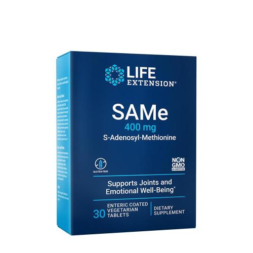 Life Extension SAMe 400 mg (S-Adenosyl-Methionine) (30 Comprimé)