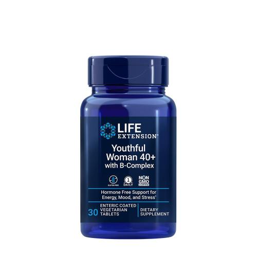 Life Extension Youthful Woman 40+ with B-Complex (30 Veg Comprimé)