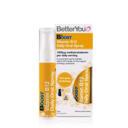   BetterYou Boost Vitamin B12 Oral Spray (25 ml, Pêche Naturelle)