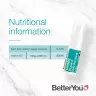 BetterYou Dlux Daily Vitamin D 4000 IU Oral Spray (15 ml, Menthe Poivrée Naturelle)