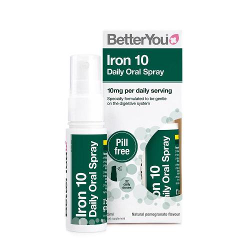 BetterYou Iron 10 Daily Oral Spray (25 ml, Grenade)