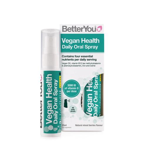 BetterYou Vegan Health Oral Spray  (25 ml, Mélange de Fruits des Bois)