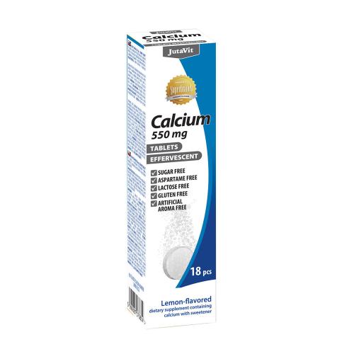 JutaVit Calcium 500 mg effervescent tablet (18 Comprimé effervescent, Citron)