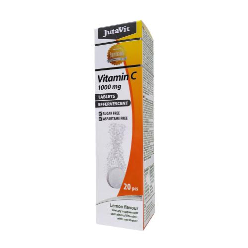 JutaVit Vitamin C 1000 mg effervescent tablet (20 Comprimé effervescent, Citron)