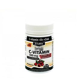 JutaVit Vitamin C 500 mg + D3 + Zinc tablet (45 Comprimé)