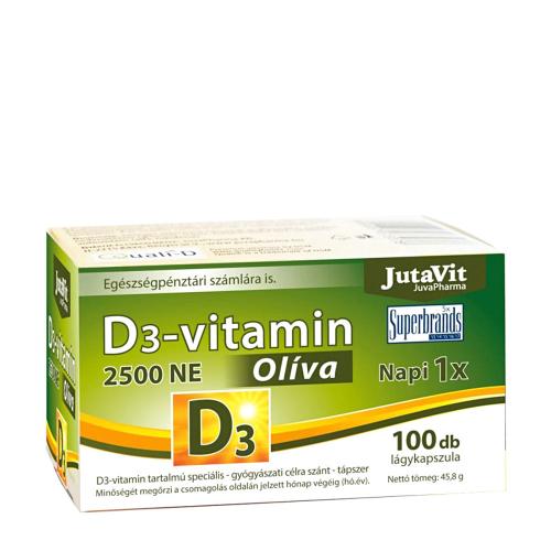 JutaVit Vitamin D3 2500 IU Oliva softgel (100 Capsule molle)