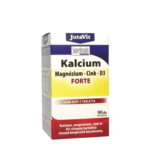 JutaVit Calcium + Magnesium + Zinc + D3 Forte tablet (90 Comprimé)