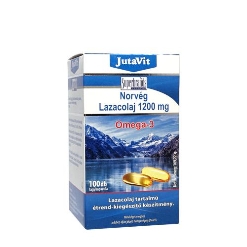 JutaVit Norwegian Omega-3 Salmon Oil 1200 mg softgel (100 Capsule molle)