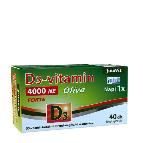 JutaVit Vitamin D3 4000 IU Forte (40 Capsule molle)