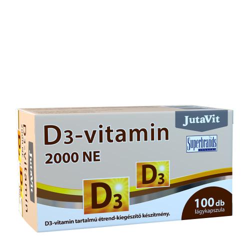 JutaVit Vitamin D3 2000 IU (50μg) (100 Capsule molle)