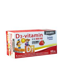   JutaVit Vitamin D3 Kid 800 IU (60 Comprimé à mâcher, Fraise)