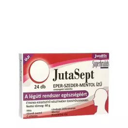   JutaVit JutaSept Lozenges (24 Comprimé à sucer, Fraise–Mûre–Menthol)