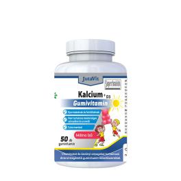   JutaVit Calcium+Vitamin D3 Gummy Vitamin (50 Gélatine en bonbon, Framboise)