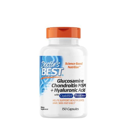 Doctor's Best Glucosamine Chondroitin MSM + Hyaluronic Acid (150 Capsule)