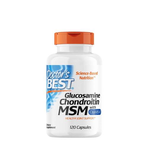 Doctor's Best Glucosamine Chondroitin MSM with Optimsm (120 Capsule)