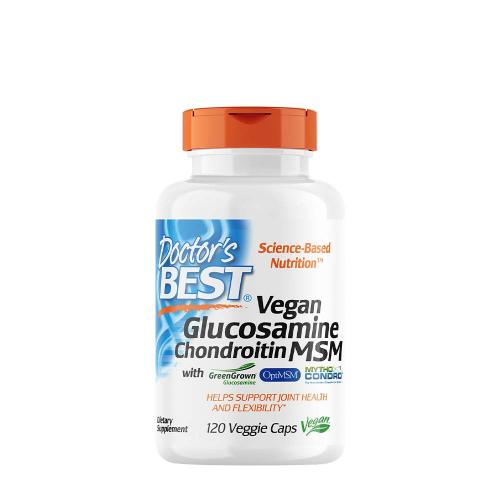 Doctor's Best Vegan Glucosamine & Chondroitin & MSM (120 Veggie Capsule)