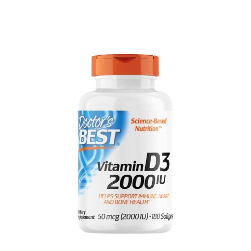 Doctor's Best Vitamin D3 2000 IU (180 Capsule molle)