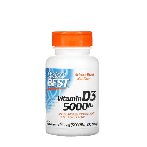 Doctor's Best Vitamin D3 5000 IU (180 Capsule molle)